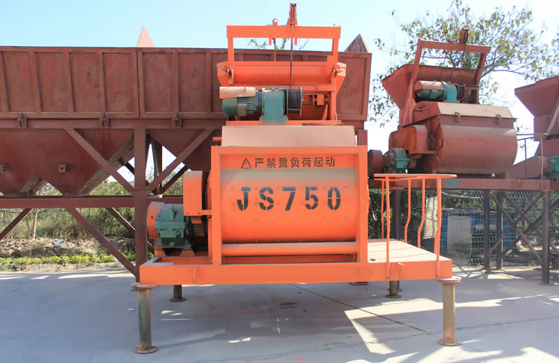 JS750 Biaxial compulsory mixer